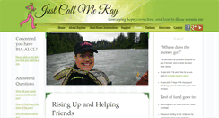 Desktop Screenshot of justcallmeray.org