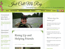 Tablet Screenshot of justcallmeray.org